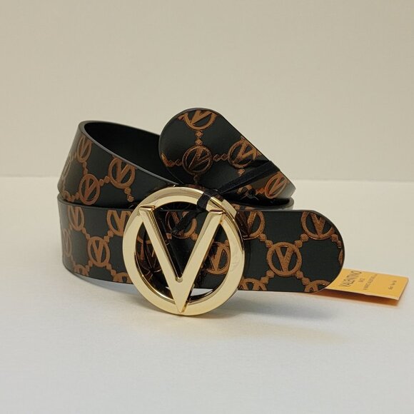 Valentino by Mario Valentino Giusy Monogram Leather Belt main image 13